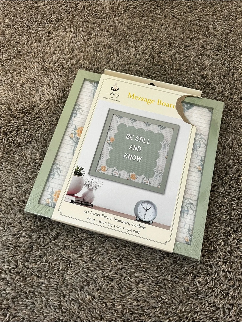 Message Board Home Accent in Sage Green by